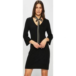 Only - Sukienka. Czarne sukienki Only, na co dzień, l, bez wzorów, z dzianiny, casualowe, bez kołnierzyka, bez ramiączek, mini, proste. W wyprzedaży za 69.90 zł.