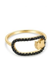 TOUS Pierścionek Camille 1004567412 Złoty. Żółte pierścionki Tous, metalowe. Za 469.99 zł.