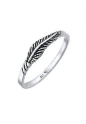 Elli Damski pióro Boho Trend Festival w pozłacanym srebrze 925 Sterling Silver Pierścionki 1 ct. Szare pierścionki Elli, pozłacane. Za 207.39 zł.