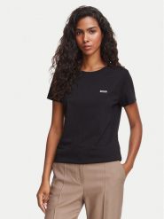 BOSS T-Shirt C_Esogo_1 50506973 Czarny Regular Fit. Czarne t-shirty Boss, xl, bez wzorów, z bawełny, bez kołnierzyka, bez ramiączek. Za 229.99 zł.
