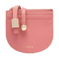 Bilonówka Furla. Czerwone portfele Furla, bez wzorów. Za 449.99 zł.
