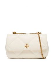 Tory Burch Torebka Mini Kira Diamond 154710 Écru. Torebki klasyczne Tory Burch, bez wzorów, ze skóry, bez dodatków. Za 1,699.00 zł.