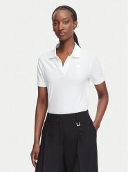Beverly Hills Polo Club Polo L2604-HR Biały Regular Fit. Białe koszulki polo Beverly Hills Polo Club, l, bez wzorów, z bawełny, bez kołnierzyka, bez ramiączek. Za 245.99 zł.