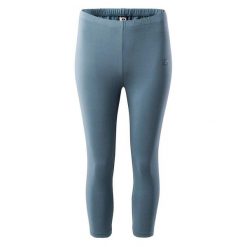 Legginsy 3/4 Damskie Silky. Niebieskie legginsy IQ, s, bez wzorów, do biegania. Za 59.99 zł.
