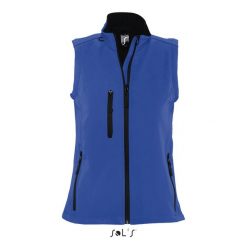 Damska kamizelka softshell sm Sol's Rallye. Niebieskie kurtki sportowe SOL'S, s, bez wzorów, z softshellu, bez kaptura. Za 229.00 zł.