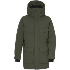 Parka Didriksons Drew. Zielone parki Didriksons, na jesień, sportowe, bez kaptura. W wyprzedaży za 946.25 zł.
