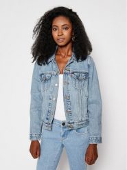 Levi's® Kurtka jeansowa Original Trucker 29945-0100 Niebieski Regular Fit. Niebieskie kurtki s, bez wzorów, z bawełny, bez kaptura. Za 429.99 zł.