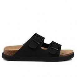 Klapki damskie sportowe O'NEILL SANDY SLIDER WOMEN LOW. Czarne klapki O'Neill, bez wzorów, z materiału, bez obcasa. Za 149.00 zł.
