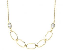 Złoty naszyjnik z cyrkoniami. Żółte naszyjniki Apart, z cyrkonią, złote. Za 1,149.00 zł.