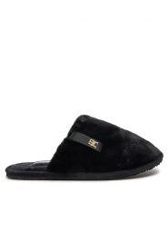 Tommy Hilfiger Kapcie Trenerzy Confort Home FW0FW08138 Czarny. Czarne obuwie domowe TOMMY HILFIGER, bez wzorów, z materiału, bez zapięcia. Za 229.99 zł.
