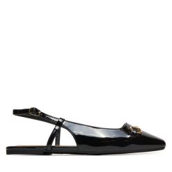 Sandały Call It Spring. Czarne sandały Call it Spring, bez wzorów, bez obcasa, na płaskiej podeszwie, bez zapięcia. Za 199.99 zł.
