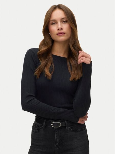 Vero Moda Bluzka Ruby 10343005 Czarny Regular Fit. Czarne bluzki Vero Moda, xs, bez wzorów, z bawełny, bez kołnierzyka, bez ramiączek. Za 119.99 zł.