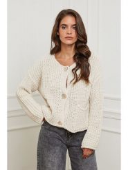 L'armoire de Suzette Kardigan w kolorze beżowym rozmiar: 34/36. Brązowe kardigany L'armoire de Suzette, l, bez wzorów, ze splotem. Za 100.75 zł.