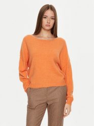 American Vintage Sweter Damsville DAM225H24 Pomarańczowy Loose Fit. Brązowe swetry American Vintage, s, bez wzorów, z syntetyku, bez ramiączek. Za 239.99 zł.