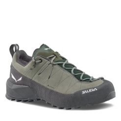 Damskie buty trekkingowe Salewa Wildfire Leather 2 GTX. Czarne trekkingi Salewa, z gore-texu, trekkingowe. Za 773.00 zł.
