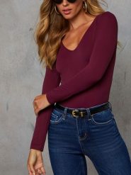 LA Angels Koszulka w kolorze bordowym rozmiar: M. Czerwone bluzki LA Angels, m, bez wzorów, bez kołnierzyka, bez ramiączek. Za 150.95 zł.