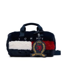 Torebka Tommy Jeans. Niebieskie torebki klasyczne Tommy Jeans, bez wzorów, z jeansu, bez dodatków. Za 449.99 zł.