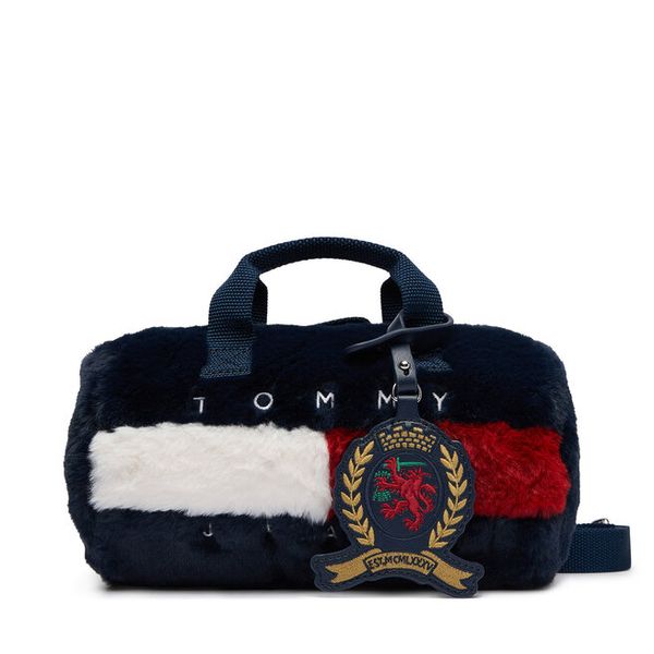 Torebka Tommy Jeans. Niebieskie torebki klasyczne Tommy Jeans, bez wzorów, z jeansu, bez dodatków. Za 449.99 zł.
