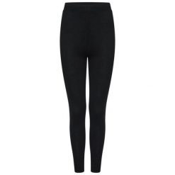 Odzież termoaktywna damska Exchange legginsy. Czarna bielizna sportowa Dare 2b, bez wzorów. Za 134.40 zł.