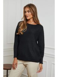 Soft Cashmere Sweter w kolorze czarnym rozmiar: 34/36. Czarne swetry Soft Cashmere, bez wzorów, z kaszmiru, bez ramiączek. Za 70.41 zł.