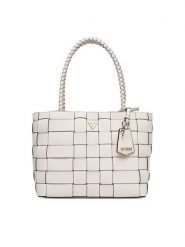 Guess Torebka Maylee HWWG96 61220 Biały. Białe torebki klasyczne Guess, z aplikacjami, ze skóry, bez dodatków. Za 719.99 zł.