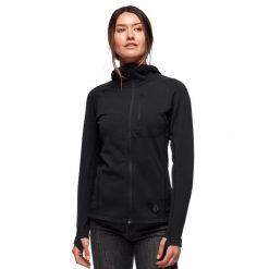 Bluza trekkingowa damska Black Diamond Coefficient. Czarne bluzy Black Diamond, xs, bez wzorów, bez kaptura. Za 681.75 zł.