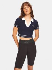 LTB Sweter "Defeca" w kolorze granatowym rozmiar: XS. Niebieskie swetry LTB, xs, bez wzorów, prążkowane, bez ramiączek. Za 110.04 zł.