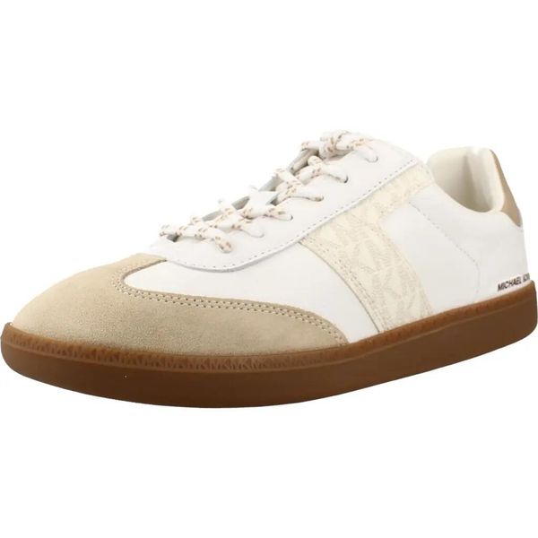 Buty MICHAEL KORS 43T6JVFS2L JOVIE LACE UP Beżowy. Brązowe trekkingi MICHAEL KORS ACCESS, ze skóry, na fitness i siłownię. Za 595.99 zł.