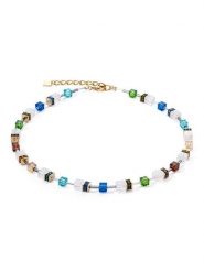 COEUR DE LION Naszyjnik z kryształami Swarovski - dł. 42 cm rozmiar: onesize. Żółte naszyjniki COEUR DE LION, z kryształem, szklane. Za 486.58 zł.