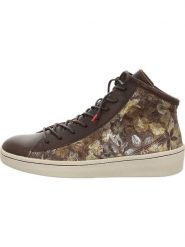 Think! Skórzane sneakersy w kolorze brązowym rozmiar: 38. Brązowe trampki Think!, bez wzorów, za kostkę, bez zapięcia. Za 259.54 zł.