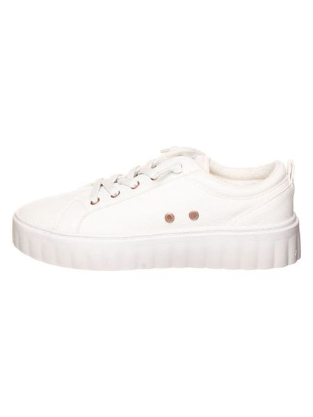 Roxy Sneakersy "Sheilahh" w kolorze kremowym rozmiar: 38. Brązowe trampki Roxy, bez wzorów, bez zapięcia. Za 139.95 zł.
