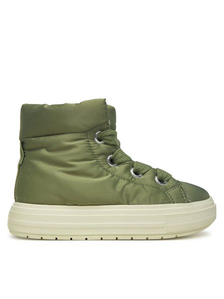 Converse Trzewiki Chuck Taylor All Star Elements Boot High Top A14275C Zielony. Zielone botki Converse, bez wzorów, z materiału, bez obcasa, na płaskiej podeszwie, bez zapięcia. Za 469.99 zł.