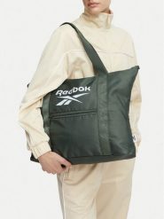 Reebok Torebka CWBEO-RBK-M-013-10 Zielony. Zielone shopper Reebok, bez wzorów, z materiału, bez dodatków. Za 79.99 zł.
