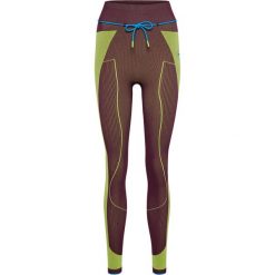 Legginsy bezszwowe dla kobiet Hummel. Czerwone legginsy Hummel, bez wzorów. Za 211.50 zł.