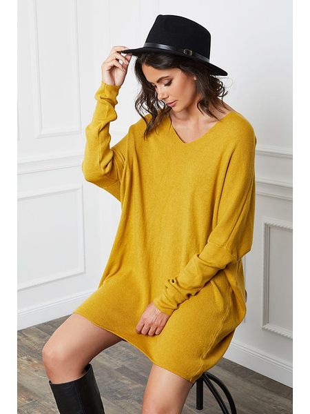 Joséfine Sweter "Beder" w kolorze żółtym rozmiar: S. Żółte swetry Joséfine, s, bez wzorów, z kaszmiru, bez ramiączek. Za 209.82 zł.