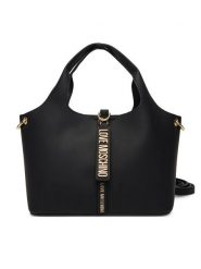 LOVE MOSCHINO Torebka JC4174PP1NLV0000 Czarny. Czarne torebki klasyczne Love Moschino, bez wzorów, ze skóry, bez dodatków. Za 859.99 zł.