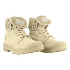 Buty sportowe Sneakersy damskie, Palladium Baggy. Brązowe obuwie sportowe Palladium, z materiału, bez zapięcia, trekkingowe. Za 400.50 zł.