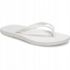 Japonki Dla Dorosłych Crocs Flip. Niebieskie klapki Crocs, bez wzorów, z materiału, bez obcasa. Za 119.99 zł.