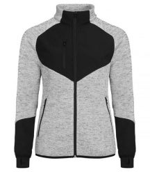 Clique Haines Women Ciepła bluza polarowa z elementami softshell. Szare bluzy sportowe CLIQUE, xl, bez wzorów, z polaru, bez kaptura. Za 282.68 zł.