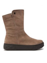 Caprice Botki 9-26403-43 Beżowy. Brązowe botki Caprice, bez wzorów, ze skóry, bez obcasa, na płaskiej podeszwie, bez zapięcia. Za 569.99 zł.