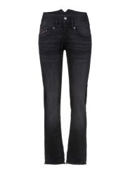 Herrlicher Dżinsy - Slim fit - w kolorze czarnym rozmiar: W32. Czarne jeansy Herrlicher, bez wzorów. Za 127.65 zł.