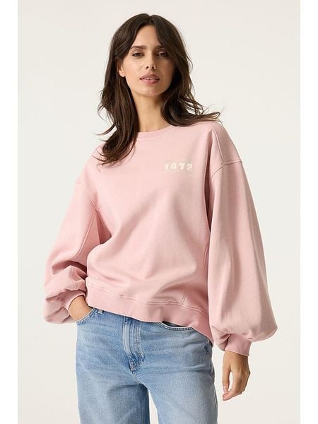 Garcia Bluza w kolorze jasnoróżowym rozmiar: S. Różowe bluzy Garcia, s, bez wzorów, bez kaptura. Za 174.95 zł.