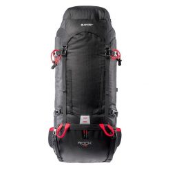 Plecak Turystyczny Rock 75L. Czarne plecaki Hi-tec, bez wzorów. Za 362.99 zł.