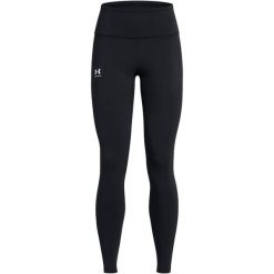 Legginsy Under Armour Ua Rival Legging Damskie. Czarne legginsy sportowe Under Armour, s, bez wzorów, z bawełny, z podwyższonym stanem, na fitness i siłownię. Za 240.99 zł.
