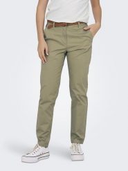 JDY Spodnie chino "Chicago" w kolorze khaki rozmiar: XS/L32. Brązowe spodnie materiałowe JDY, na co dzień, l, bez wzorów, z tkaniny. Za 39.58 zł.