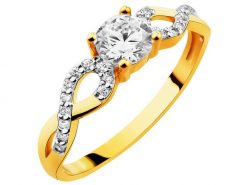 Złoty pierścionek. Żółte pierścionki Apart, złote. Za 1,099.00 zł.