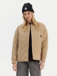 Quiksilver Kurtka przejściowa Shining Quilted EQWJK03084 Beżowy Regular Fit. Brązowe kurtki Quiksilver, xs, bez wzorów, z syntetyku, bez kaptura. Za 329.99 zł.