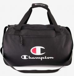 Torba sportowa Champion 52 x 28 x 28 cm. Czarne torby na ramię Champion, bez wzorów, z poliesteru, sportowe, na ramię, bez dodatków. Za 229.99 zł.