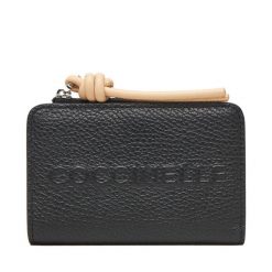 Duży Portfel Damski Coccinelle. Czarne portfele Coccinelle, bez wzorów. Za 499.99 zł.