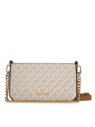 MICHAEL Michael Kors Torebka Bryant Small 32S5GYTU0B Beżowy. Brązowe listonoszki MICHAEL Michael Kors, bez wzorów, ze skóry, bez dodatków. Za 779.99 zł.